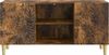 vidaXL TV-Schränk 102 x 34,5 x 50 cm Geräucherte Eiche Holzwerkstoff 895160 Bild 5