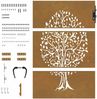 vidaXL Gartentor 85x150 cm Cortenstahl Baum-Design 153211 Bild 5