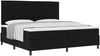 vidaXL Boxspringbett mit Matratze Schwarz 200 x 200 cm Stoff 3339338 Bild 2