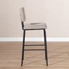 Bronx71 Barhocker Espen recycelter Stoff taupe 64 - 77 cm Bild 3