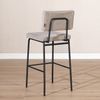 Bronx71 Barhocker Espen recycelter Stoff taupe 64 - 77 cm Bild 4