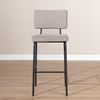 Bronx71 Barhocker Espen recycelter Stoff taupe 64 - 77 cm Bild 2