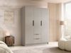 Kleiderschrank Conate I (Farbe: Cashmere / Cashmere + Gold) Bild 2