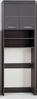 Trendteam 'Amanda' Waschmaschinenschrank, Holz, 187 x 24 x 63 cm, Grau Hochglanz Bild 4