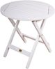 Bestelltisch Gartentisch MESA rund Ø 50 cm white washed aus Eukalyptus Bild 2