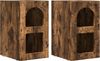 vidaXL Nachttisch 2 pcs Geräucherte Eiche 29,5 x 33,5 x 50 cm 891235 Bild 2