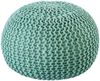 Amagohome Sitzhocker Pouf Outdoor ø 55 o. 45cm Bodenkissen Sitzpouf Hocker wetterfest pfleg Bild 2