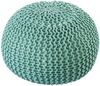 Amagohome Sitzhocker Pouf Outdoor ø 55 o. 45cm Bodenkissen Sitzpouf Hocker wetterfest pfleg Bild 3