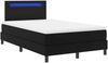 vidaXL Boxspringbett mit Matratze Schwarz 120 x 200 cm Kunstleder 3339044 Bild 5