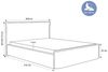 Goldstoff Polsterbett Bettgestell "SERENO" mit großem Stauraum & modernem eleganten Design (120–200x200 cm, Kopfteilhöhe 70/110 cm, Seitenhöhe: 30 cm), Bettgestell mit integriertem Stauraum & hochwertiger Verarbeitung Bild 2