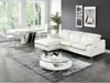 Vente-unique - Relaxsofa Ecksofa Leder - Ecke Links - Elfenbeinfarben - LISMORE Bild 3
