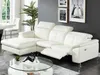 Vente-unique - Relaxsofa Ecksofa Leder - Ecke Links - Elfenbeinfarben - LISMORE Bild 4