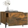 vidaXL Couchtisch mit Metallbeinen Räuchereiche 50x50x40 cm 817537 Bild 5