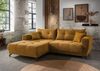 Polsterecke >Renard< elektrischer Sitzvorschub, Cord gold - 177x80x246cm (BxHxT) Bild 2