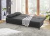 Schlafsofa LUIGI Querschläfer mit Bett und Stauraum Anthrazit Grau ca. 196 cm Bild 2