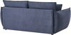 Sofa 3-Sitzer KUNES Stoff Dunkelblau Bild 5