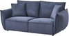 Sofa 3-Sitzer KUNES Stoff Dunkelblau Bild 4