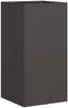 vidaXL Pflanzkübel Schwarz 40x40x80 cm Kaltgewalzter Stahl 860703 Bild 2