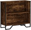 vidaXL Bücherregal Räuchereiche 80x31x74,5 cm Holzwerkstoff 848621 Bild 2
