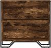 vidaXL Bücherregal Räuchereiche 80x31x74,5 cm Holzwerkstoff 848621 Bild 4