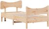 vidaXL Massivholzbett ohne Matratze 75x190 cm Kiefernholz 3216405 Bild 3
