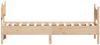 vidaXL Massivholzbett ohne Matratze 75x190 cm Kiefernholz 3216405 Bild 5