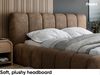 MEBLINI Polsterbett 200x200 mit Lattenrost - Braun Boucle ohne Matratze - SOFINA - Bubble Bett - Cloud - Marshmallow Bed - Kopfteil Bett mit Stauraum - Betten Bild 4
