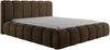 MEBLINI Polsterbett 200x200 mit Lattenrost - Braun Boucle ohne Matratze - SOFINA - Bubble Bett - Cloud - Marshmallow Bed - Kopfteil Bett mit Stauraum - Betten Bild 2