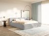 Selsey 'Tilves Slim'Polsterbett 180x200 mit Bettkasten und Lattenrost, Chenille, hellgrau Bild 3