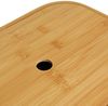 Faltbarer Bambuskorb Aufbewahrungsbox 35x25x24 cm 3er Set Aufbewahrungskorb Grau Bild 4
