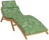 vidaXL Sonnenliegen-Auflage Blattmuster Oxford-Gewebe 361359 Bild 3