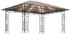 vidaXL Pavillon mit Moskitonetz & LED-Lichterkette 4x3x2,73 m Taupe 3070319 Bild 3