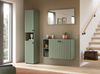 Garderobenkombination (B/H/T: 161x192x37 cm) in Smoke Green Nachbildung Bild 5
