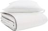 vidaXL Winterbettdecke mit Kissen 2 pcs Weiß Daunenfeder 3376182 Bild 2