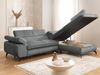 S-Style Möbel Ecksofa Bonnie mit Schlaffunktion Bettkasten und Kopfteilverstellung, mit Wellenfederung, Cord-Stoff Bild 4