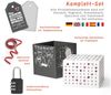 SURPRISA Geschenkbox Geschenkbox mit Samt und Glanz, Rätselbox für Geschenke und Gutscheine, zum Valentinstag, Jahrestag, Hochzeitstag Bild 2