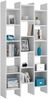 Bücherregal >ITALIAN NEW< in Artik Weiß - 96x192x25 (BxHxT) Bild 4