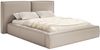 Selsey 'Tilves' Polsterbett 180x200 mit Bettkasten, Lattenrost, Chenille, beige Bild 1