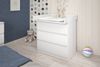 Shefa Kids Wickelaufsatz 801 Universal für Kommode, Weiß aus Holz – Sicher & Platzsparend, passend für IKEA Hemnes Bild 2