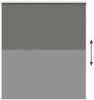 vidaXL Verdunkelungsrollo Grau 120x130cm Stoffbreite 116,6cm Polyester 4011106 Bild 5