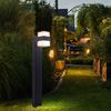 LED Wegeleuchte, Wetterfest, IP44, anthrazit, H 75cm Bild 2