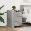 vidaXL Nachttisch Betongrau 45x50x65 cm Holzwerkstoff 848307 Bild 3