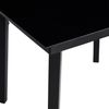 vidaXL Garten-Esstisch Schwarz 200x100x74 cm Stahl und Glas 3100107 Bild 5