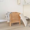 vidaXL Badhocker 48x47,5x52 cm Massivholz Nussbaum 350350 Bild 3