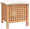 vidaXL Badhocker 48x47,5x52 cm Massivholz Nussbaum 350350 Bild 2