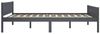 vidaXL Massivholzbett Kiefer Grau 160x200 cm 322128 Bild 3