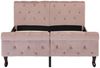 vidaXL Bettgestell Rosa Samt 120x200 cm [288566] Bild 3