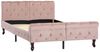 vidaXL Bettgestell Rosa Samt 120x200 cm [288566] Bild 2