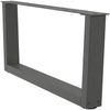 vidaXL Couchtischbeine V-Form 2 Stück Anthrazit 70x(30-31,3) cm Stahl 4012618 Bild 4
