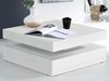 Couchtisch >Coimbra< in Weiß/Hochglanz - 93x34.3x78cm (BxHxT) Bild 2